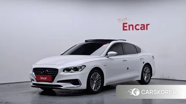 Hyundai Grandeur IG Hybrid 2018 Белый из Кореи