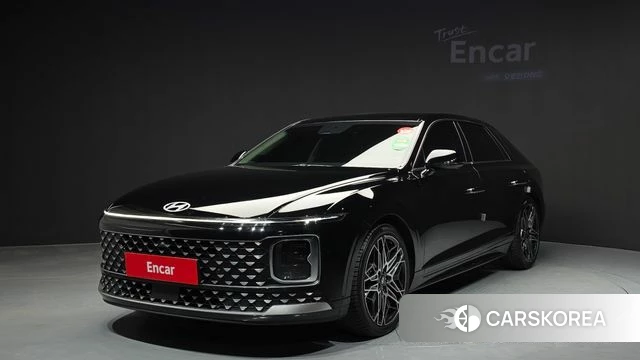 Hyundai Grandeur Hybrid (GN7) 2023 Черный из Кореи