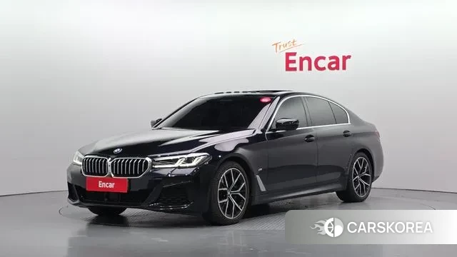 BMW 5 Series (G30) 2021 Черный из Кореи