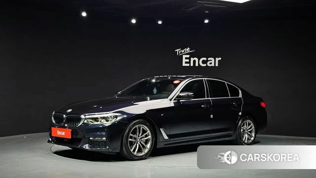 BMW 5 Series (G30) 2018 Синий из Кореи