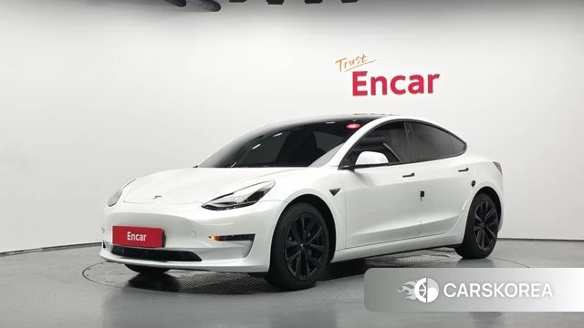 Tesla Model 3 2022 Белый из Кореи