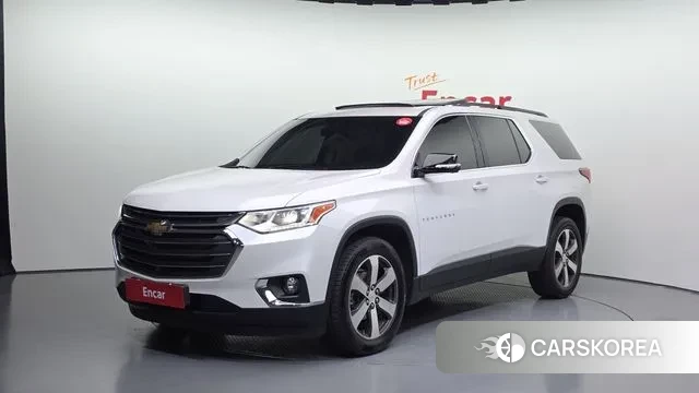 Chevrolet (GM Daewoo) Traverse 2021 Белый из Кореи