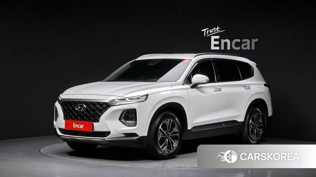 Hyundai Santa Fe TM 2019 Белый из Кореи