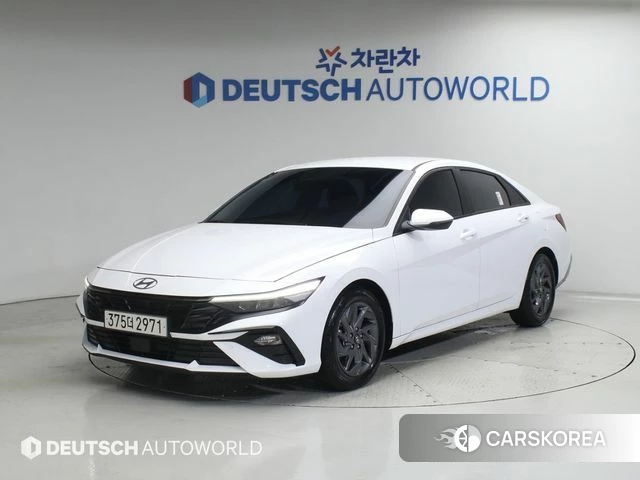 Hyundai The New Avante (CN7) 2023 Белый из Кореи