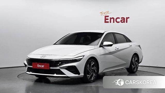 Hyundai The New Avante (CN7) 2023 Белый из Кореи