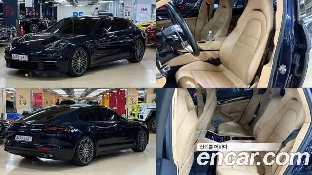 Porsche Panamera (971) 2018 Синий из Кореи