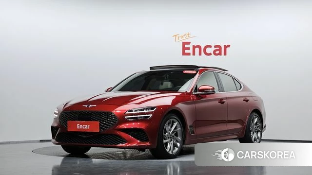 Genesis The New G70 2021 Красный из Кореи