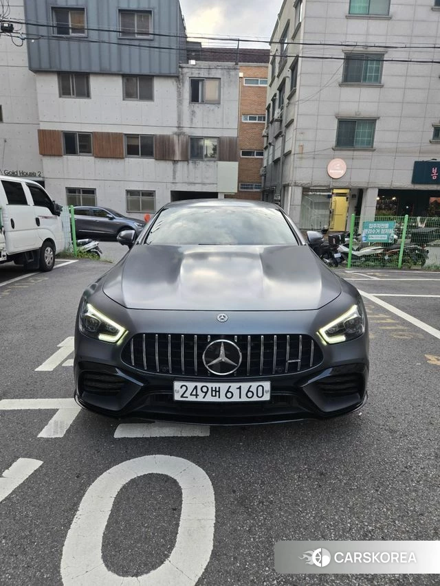 Mercedes-Benz AMG GT 2020 Серебристо-серый из Кореи