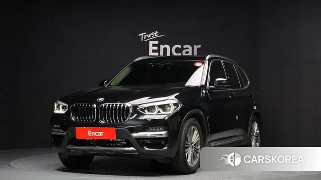 BMW X3 (G01) 2021 Черный из Кореи