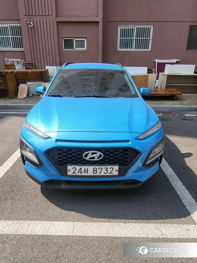 Hyundai Kona 2018 Синий из Кореи