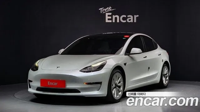 Tesla Model 3 2022 Белый из Кореи