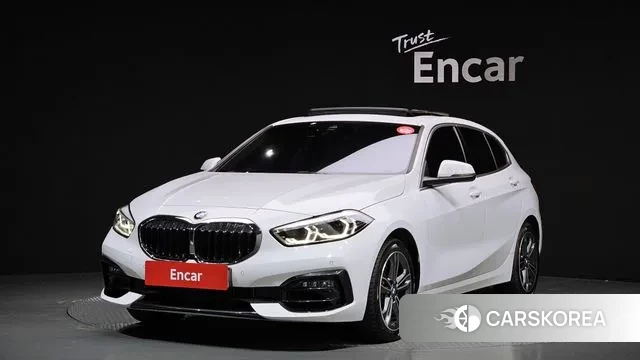 BMW 1 Series (F40) 2022 Белый из Кореи