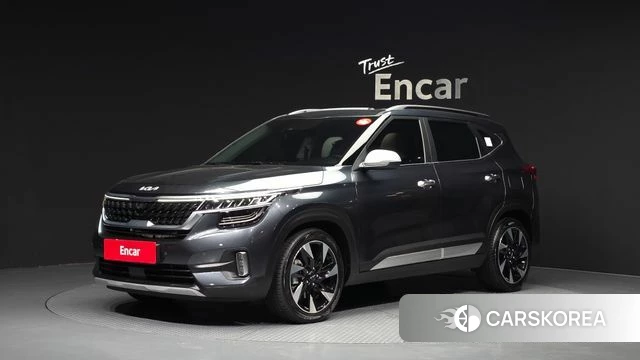 Kia Seltos 2022 Серый из Кореи
