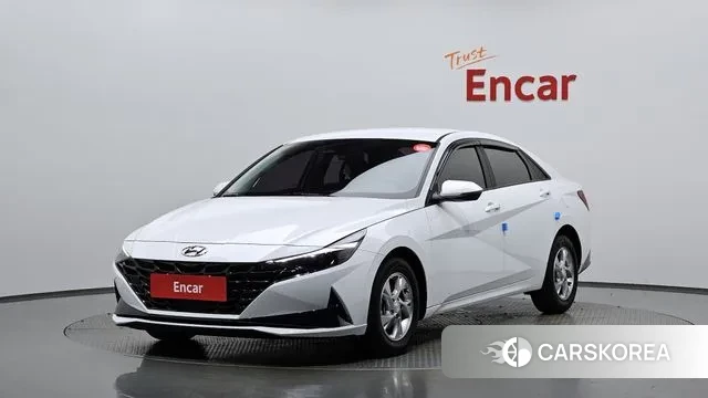 Hyundai Avante (CN7) 2021 Белый из Кореи