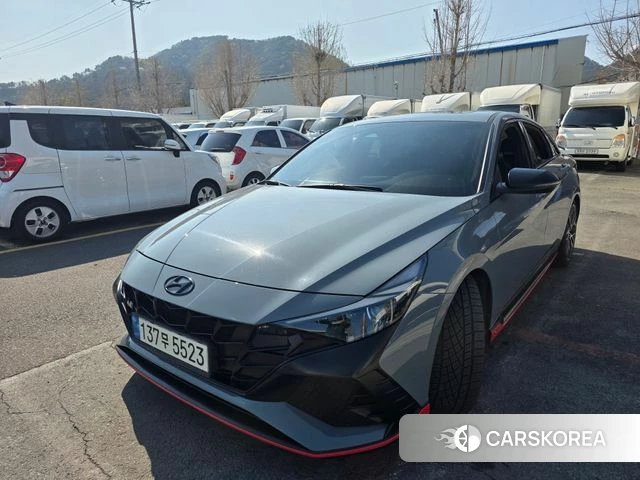 Hyundai Avante (CN7) 2022 Серебристо-серый из Кореи