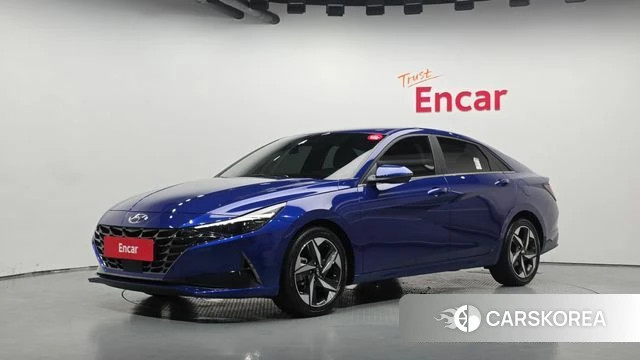 Hyundai Avante (CN7) 2020 Синий из Кореи