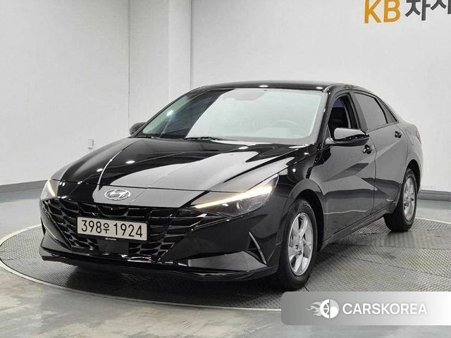 Hyundai Avante (CN7) 2021 Черный из Кореи