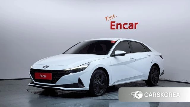 Hyundai Avante (CN7) 2022 Белый из Кореи