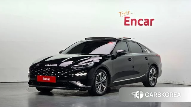 Kia K8 Hybrid 2022 Черный из Кореи