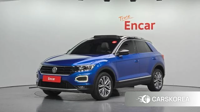 Volkswagen T-Roc 2022 Синий из Кореи