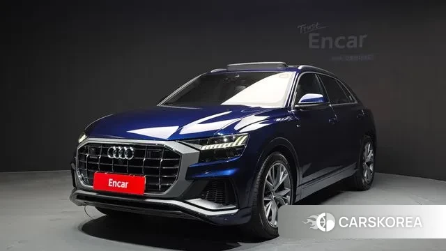Audi Q8 (4M) 2021 Синий из Кореи