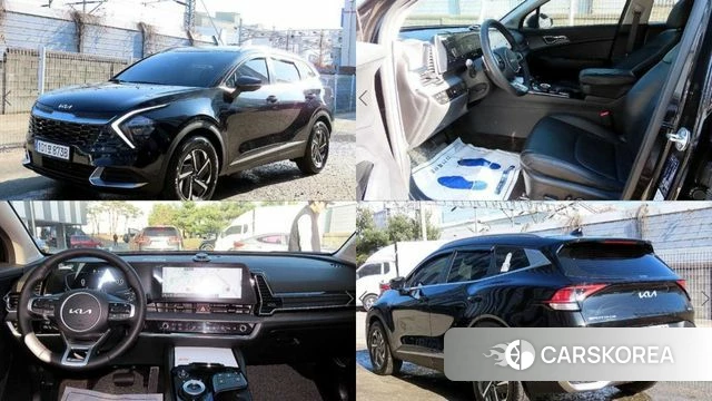 Kia The New Sportage 5th Generation Hybrid 2024 Черный из Кореи