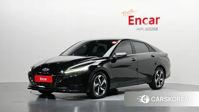 Hyundai Avante (CN7) 2021 Черный из Кореи