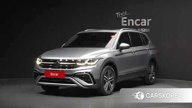 Volkswagen Tiguan Allspace 2022 Серебряный из Кореи