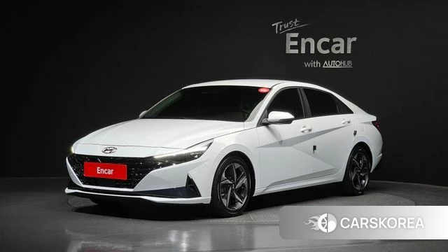 Hyundai Avante (CN7) 2022 Белый из Кореи
