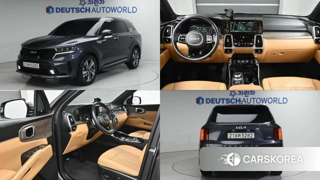 Kia Sorento 4th Generation 2022 Серый из Кореи