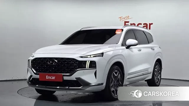 Hyundai The New Santa Fe 2022 Белый из Кореи