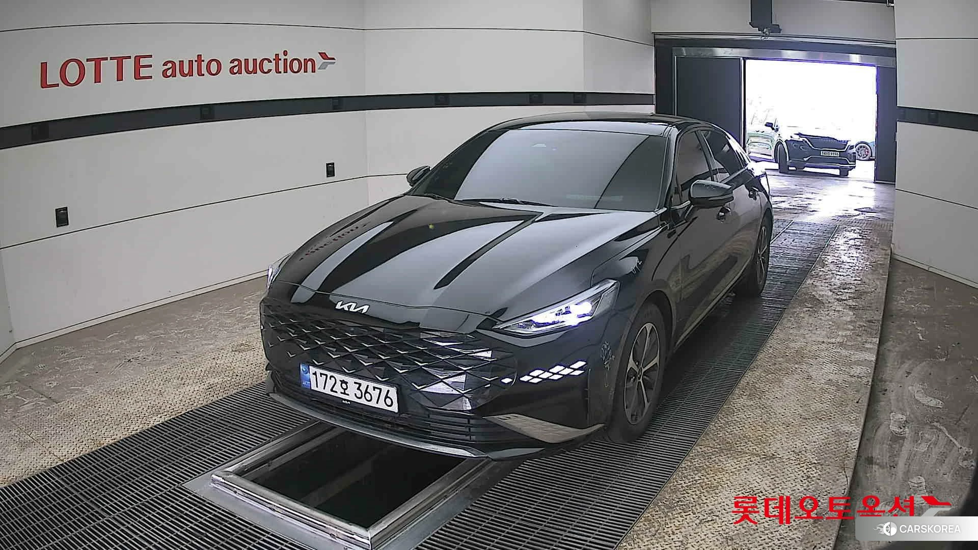 Kia K8 Hybrid 2023 Aurora Black Pearl из Кореи