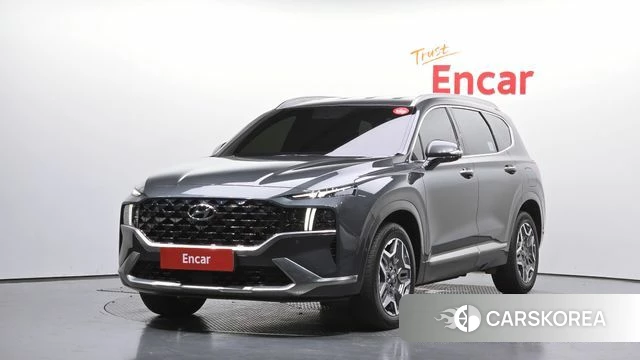 Hyundai The New Santa Fe 2023 Серый из Кореи