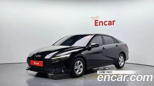 Hyundai Avante (CN7) 2021 Черный из Кореи