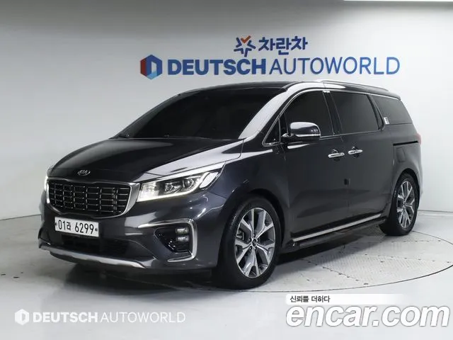 Kia The New Carnival 2018 Черный из Кореи