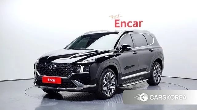 Hyundai The New Santa Fe 2023 Черный из Кореи