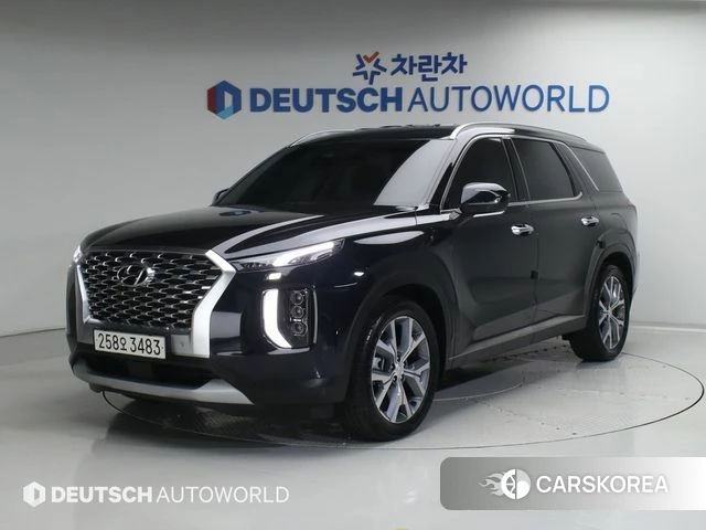Hyundai Palisade 2021 Черный из Кореи