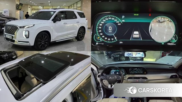 Hyundai Palisade 2021 Белый из Кореи