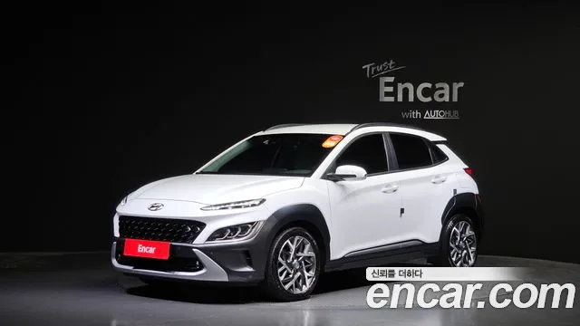 Hyundai The New Kona Hybrid 2022 Белый из Кореи
