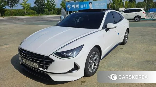 Hyundai Sonata (DN8) 2022 Белый из Кореи