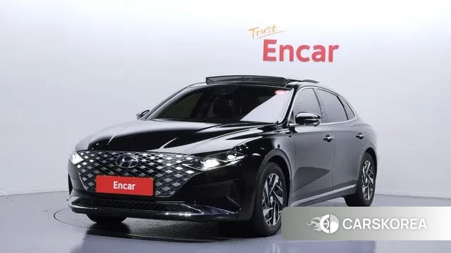 Hyundai The New Grandeur IG Hybrid 2022 Черный из Кореи