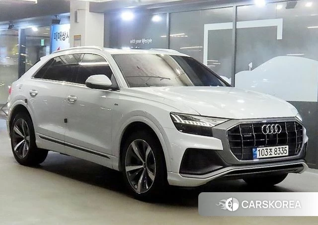Audi Q8 (4M) 2021 Белый из Кореи