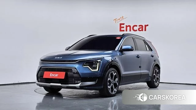 Kia Di Ol Nu Niro 2022 Синий из Кореи