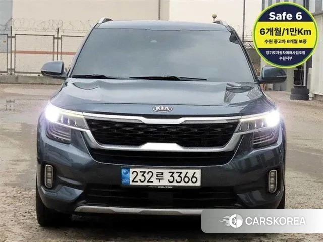 Kia Seltos 2021 Серый из Кореи