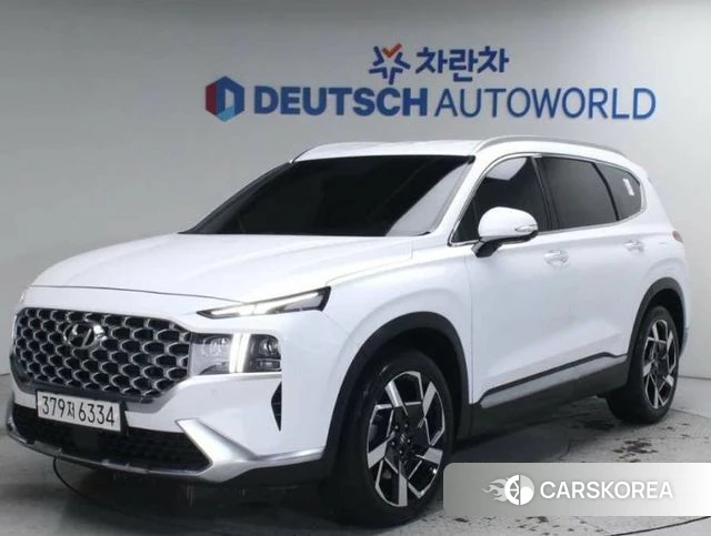 Hyundai The New Santa Fe 2021 Белый из Кореи