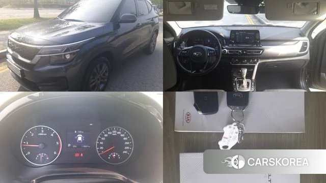 Kia Seltos 2019 Серый из Кореи