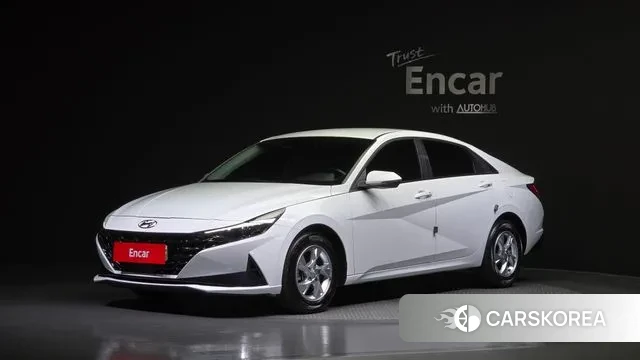 Hyundai Avante (CN7) 2021 Белый из Кореи