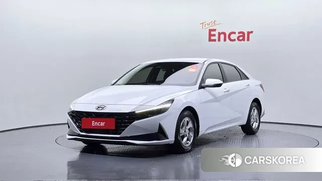 Hyundai Avante (CN7) 2021 Белый из Кореи