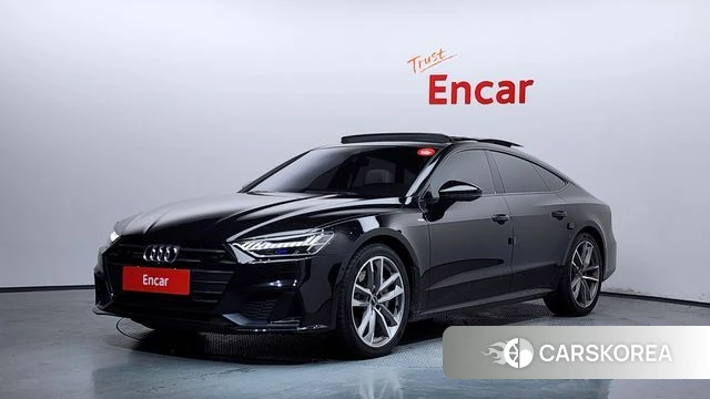 Audi A7 (4K) 2021 Черный из Кореи