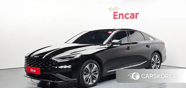 Kia K8 Hybrid 2021 Черный из Кореи